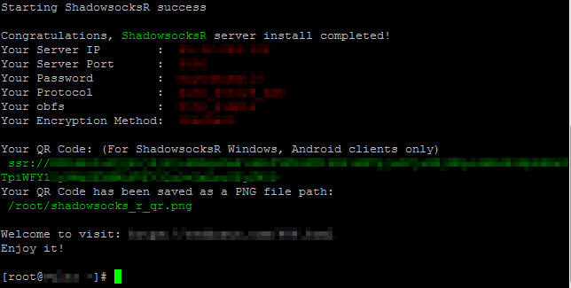 ShadowsocksR(SSR)一键安装脚本 ShadowsocksR(SSR)一键安装脚本