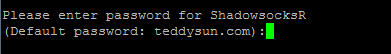 ShadowsocksR(SSR)一键安装脚本 ShadowsocksR(SSR)一键安装脚本